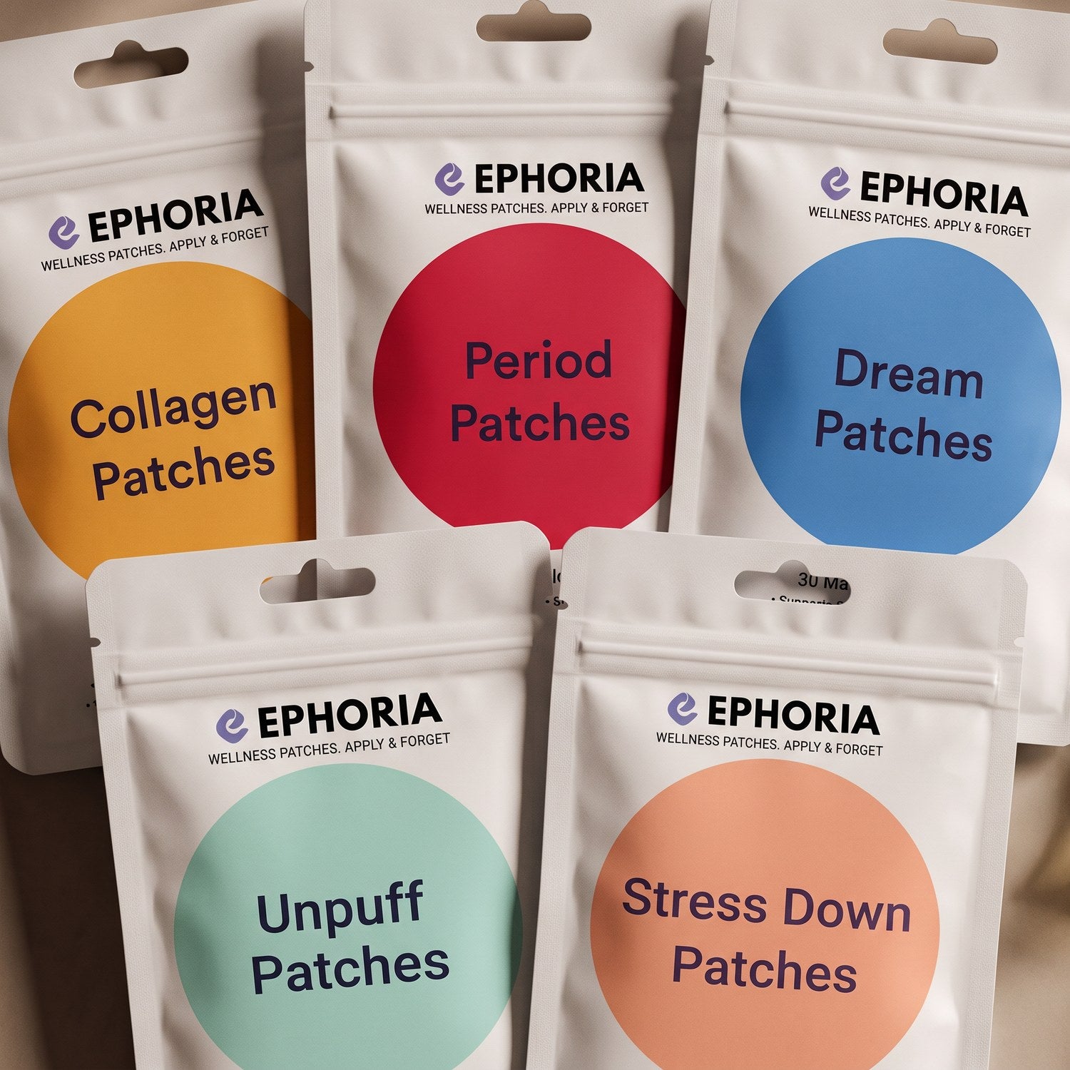 Whole Life Reset — the five patches up close