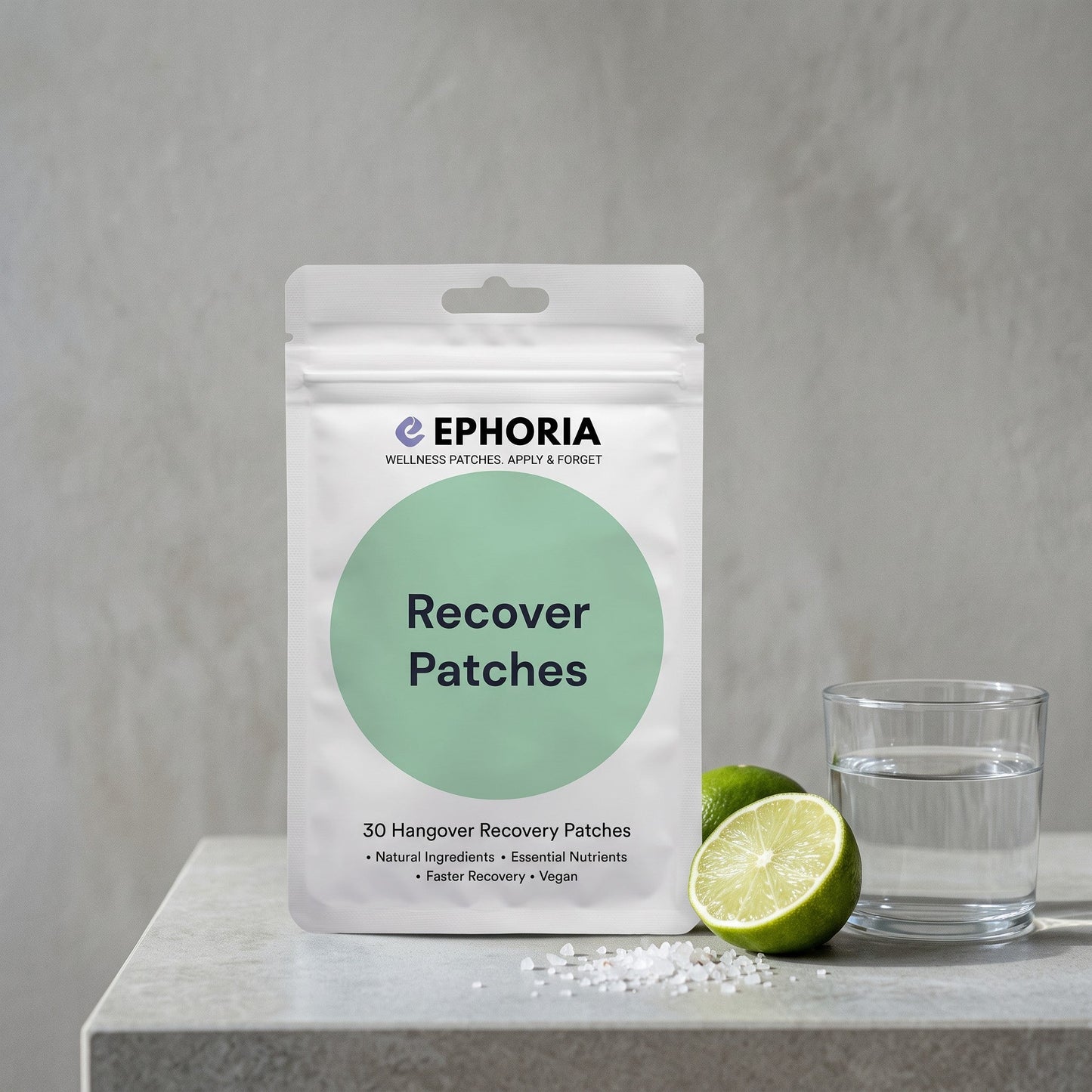 Reboot — Recover Patches pouch with lime, mineral salts and water