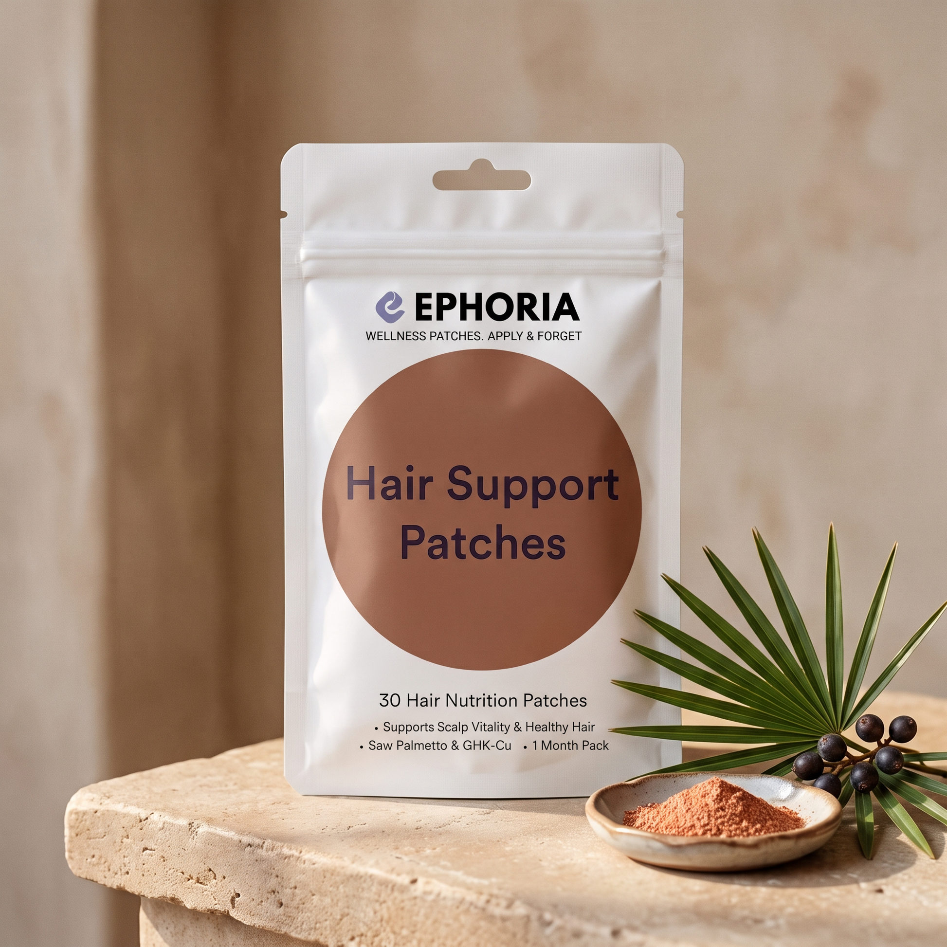 Halo hair patch packaging