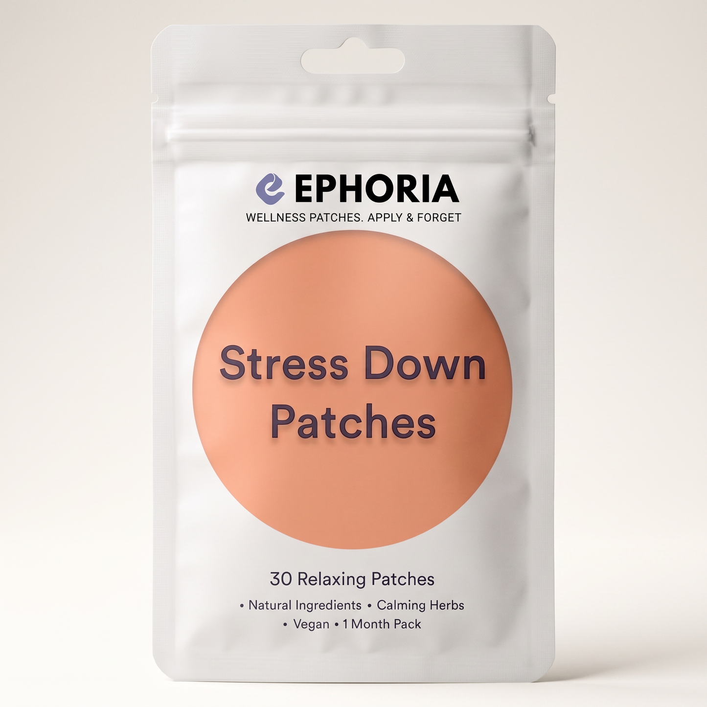Solace calm patch packaging